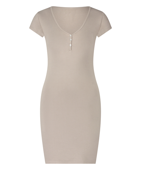 Camisón Henley, Beige