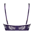 Sujetador longline de aros no preformado Mitzy, Morado