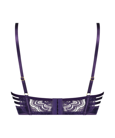 Sujetador longline de aros no preformado Mitzy, Morado