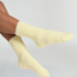 Calcetines peludos Liv, Amarillo