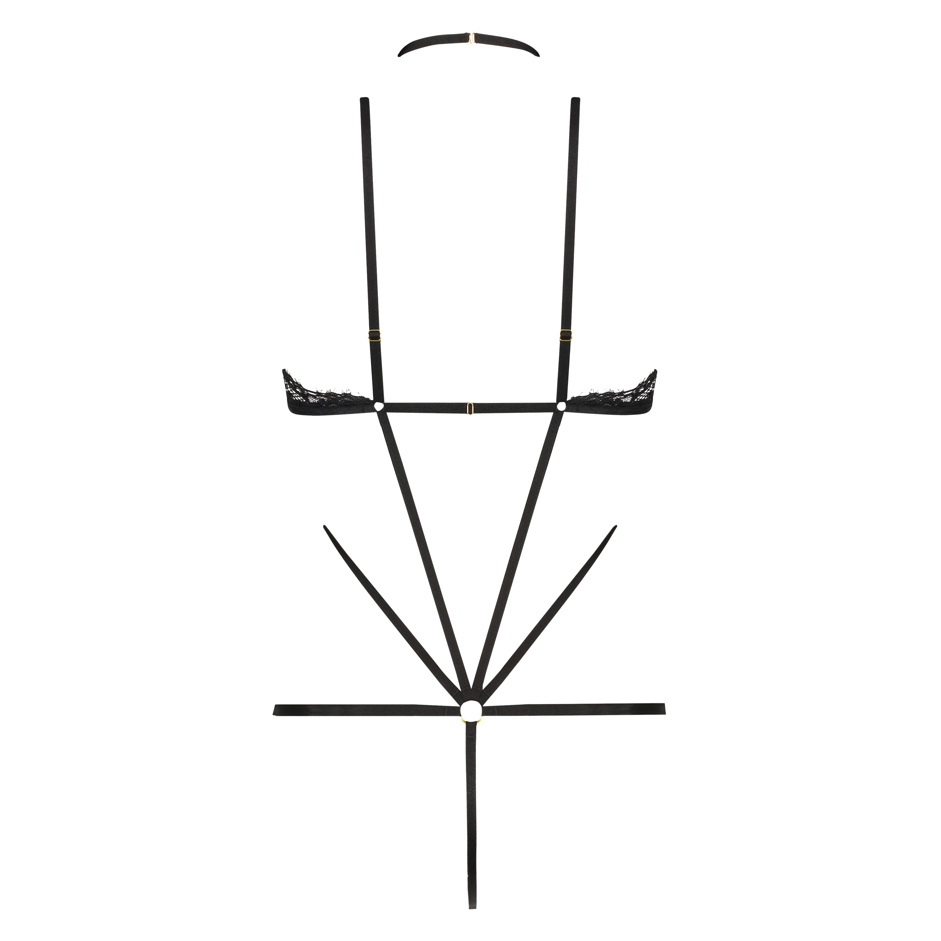 Bodi con entrepierna abierta Stormy, Negro, main