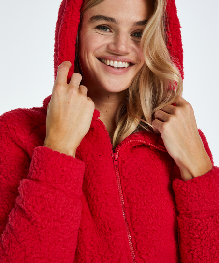 Chaqueta de vell&oacute;n, Rojo