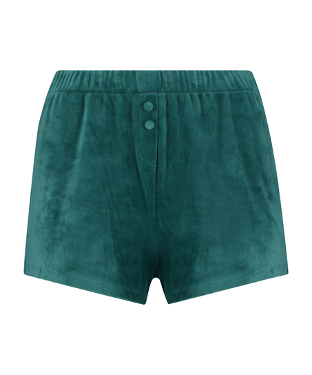 Pantalón corto de terciopelo, Verde