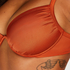 Top de bikini con aros no preformado Corfu, Naranja
