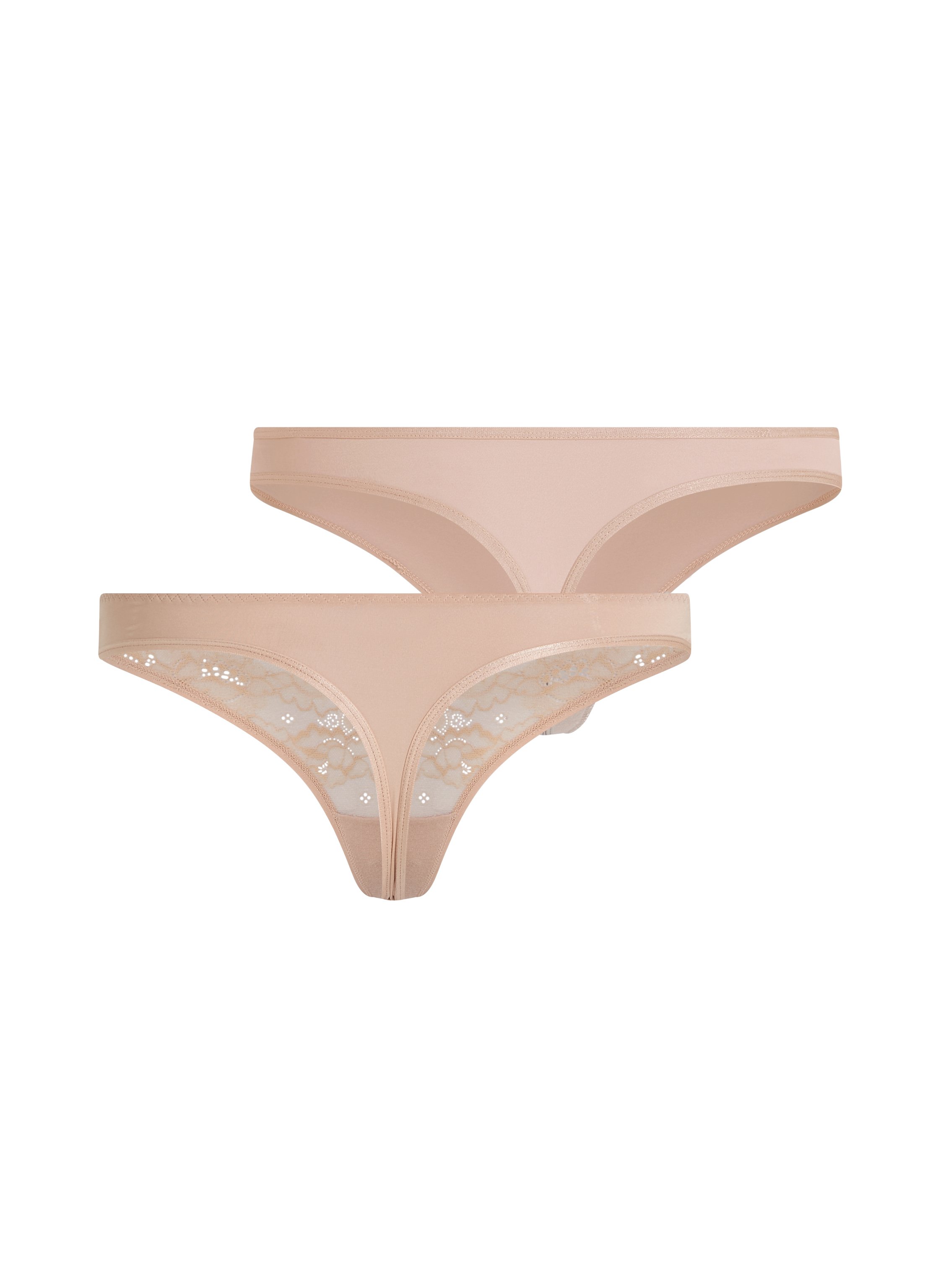2 pares de tangas Angie, Beige, main
