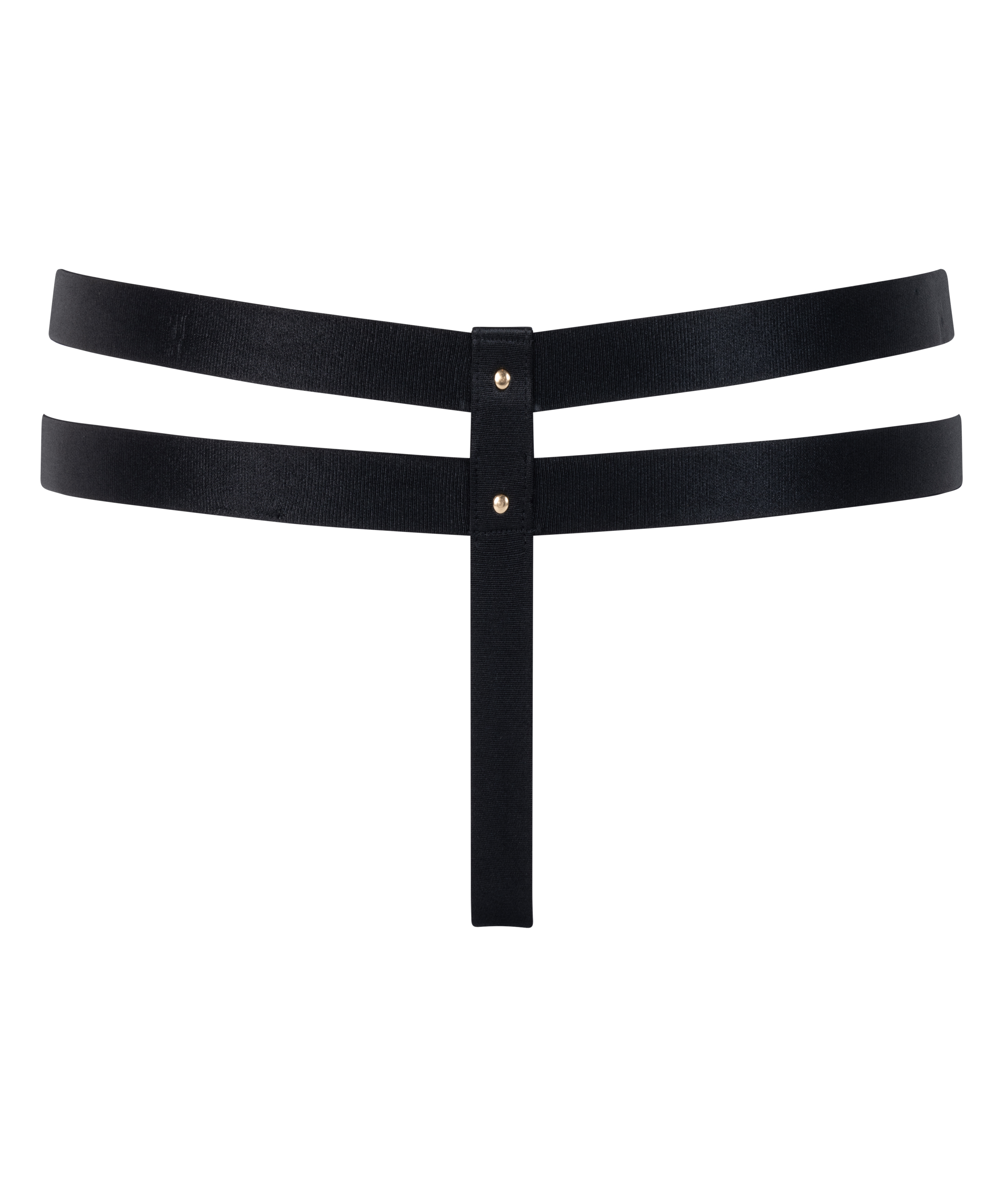 Tanga abierto en la entrepierna Athena, Negro, main