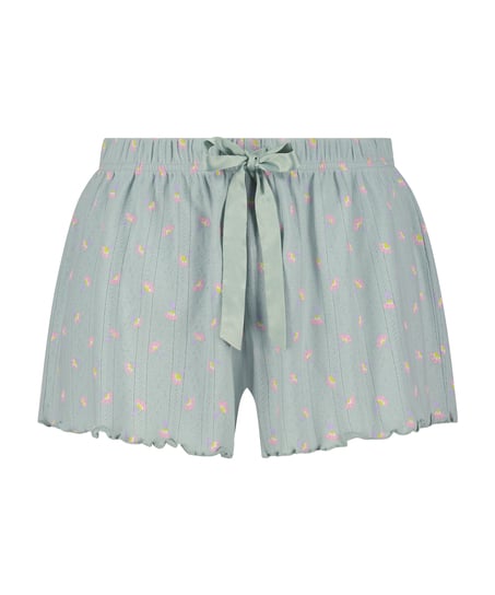 Pantalón corto de algodón, Verde