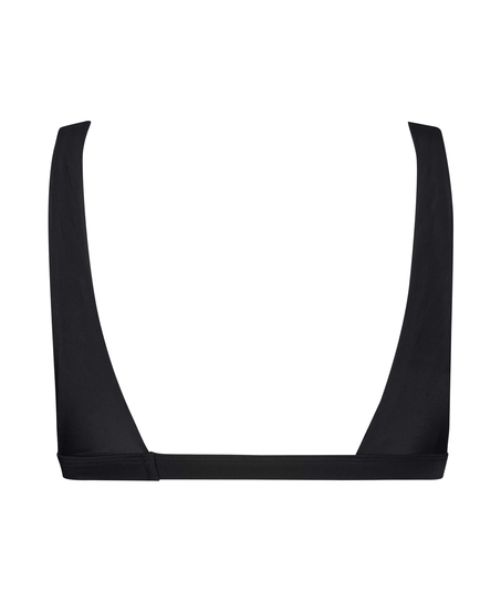 Bikini croptop Vintage HKM x NA-KD, Negro