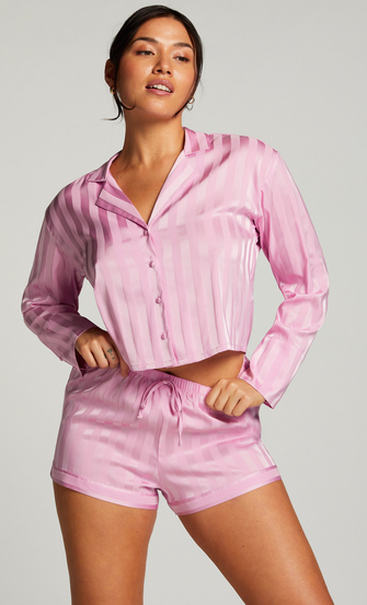 Pantalón de pijama Satin, Rosa