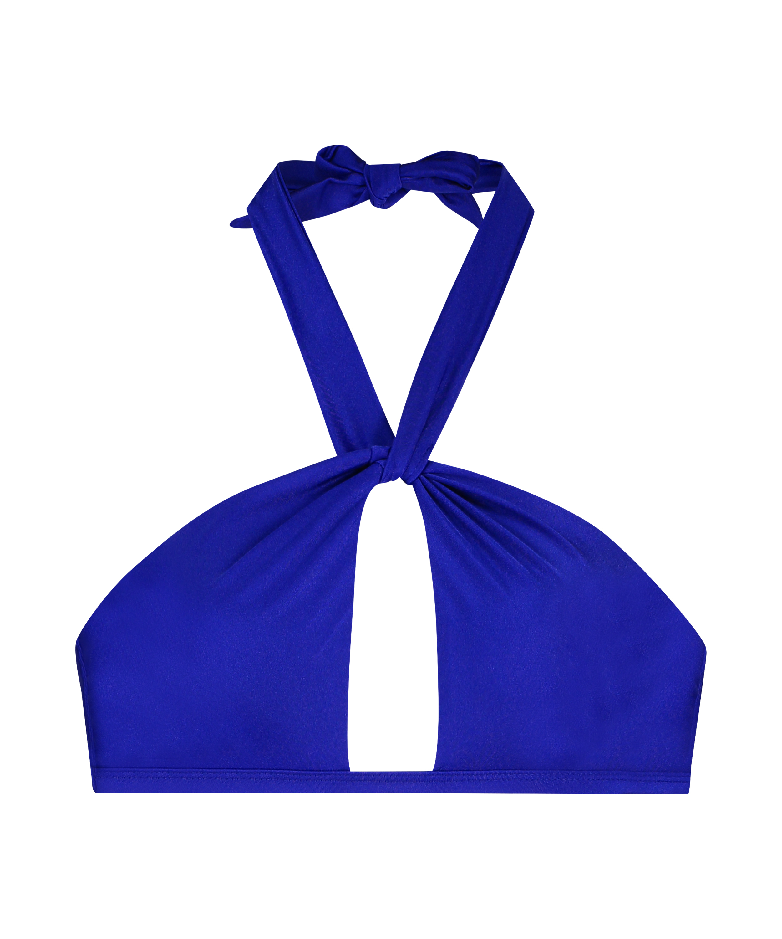 Crop top de bikini Bari, Azul, main