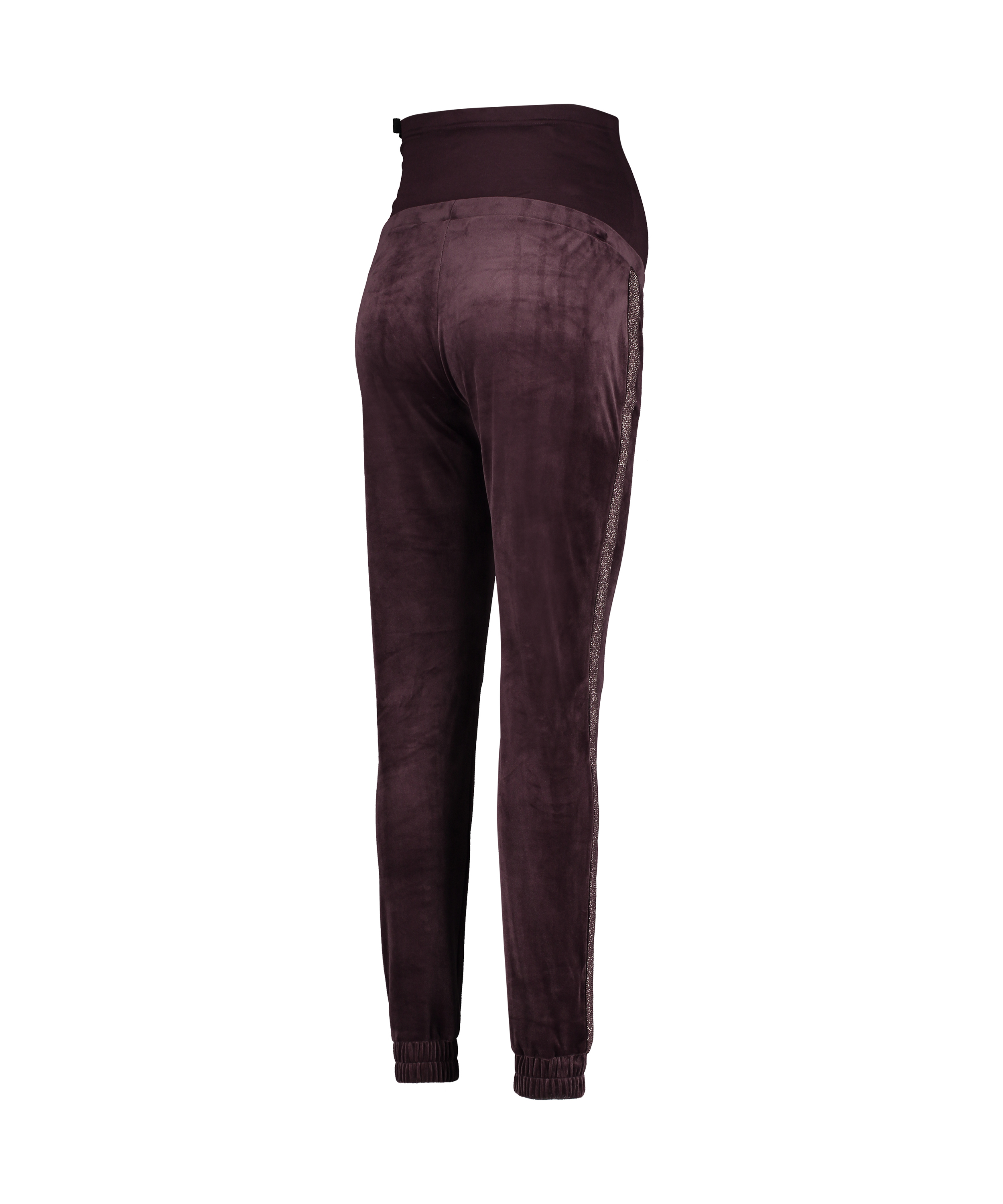 Pantal&oacute;n de deporte premam&aacute; Velour, Morado, main