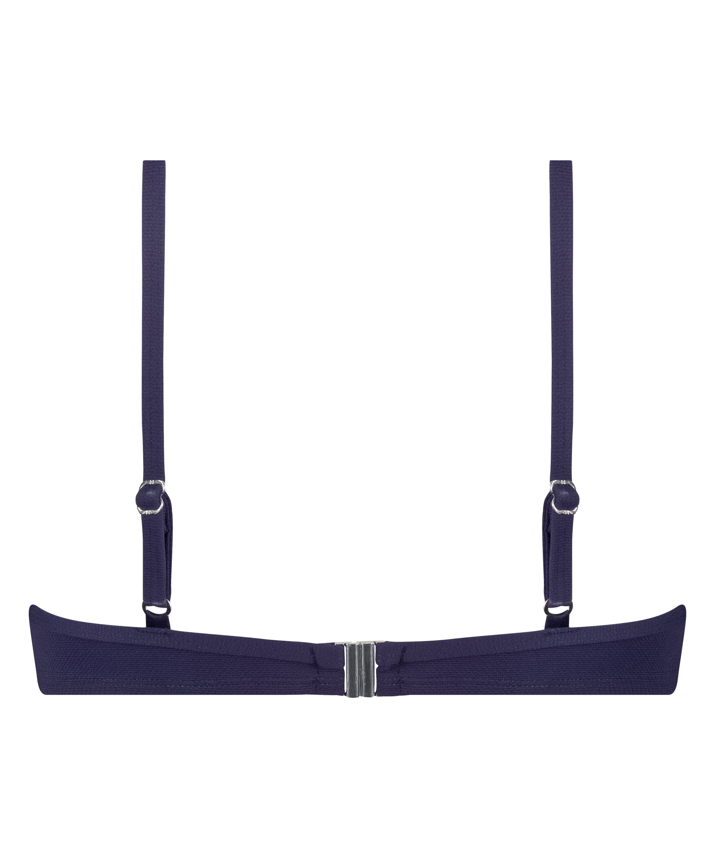 Top de bikini con aros preformado Scallop, Azul, main