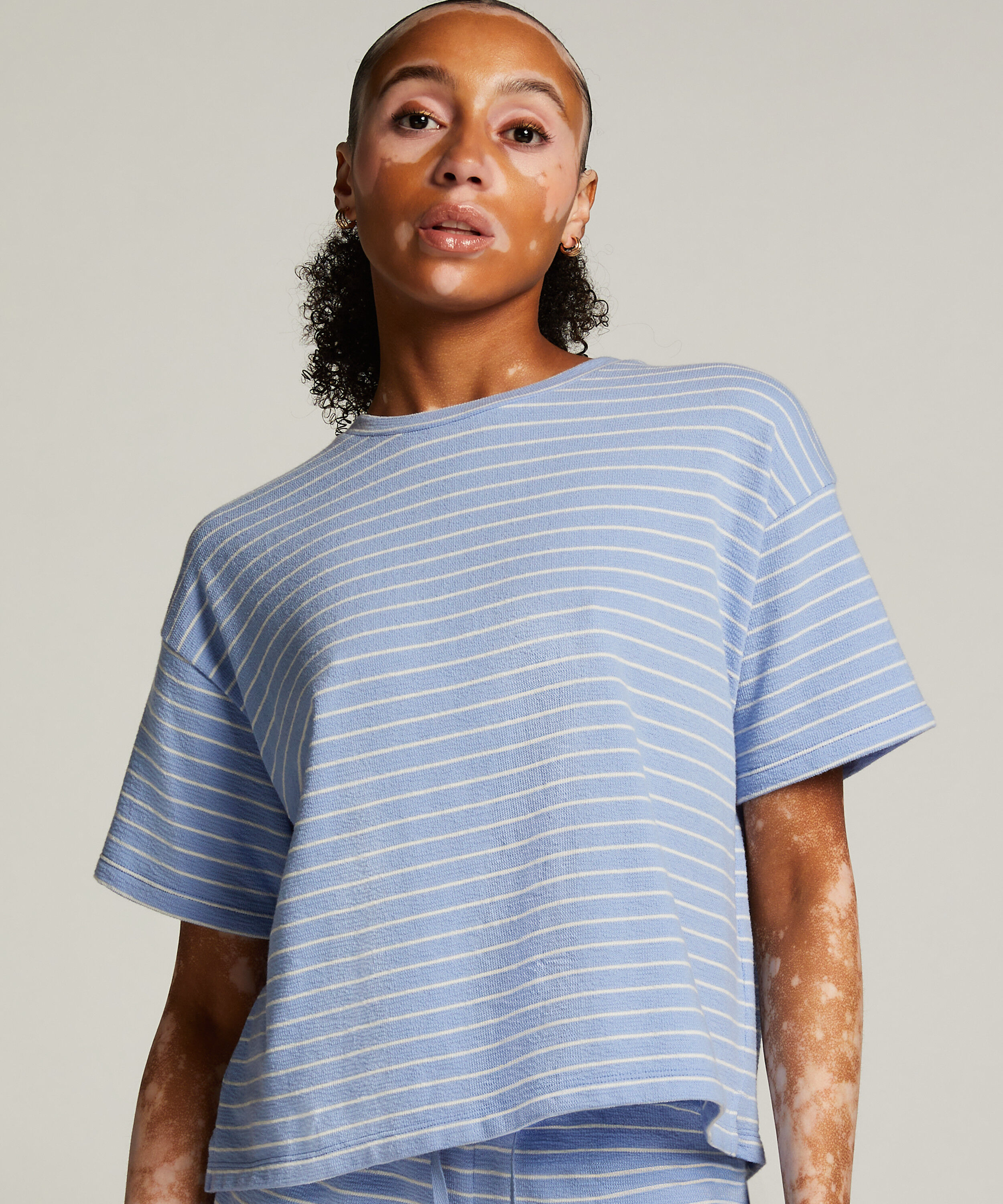 Top de pijama Jacket, Azul