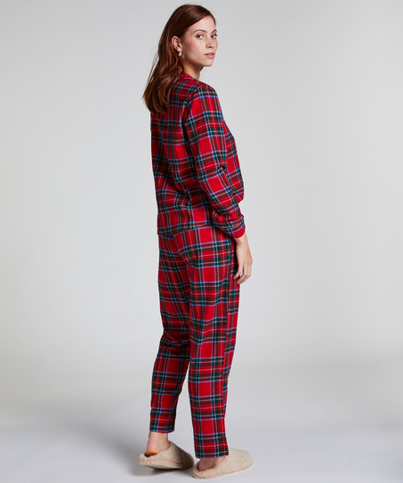 Conjunto de pijama Flannel, Rojo