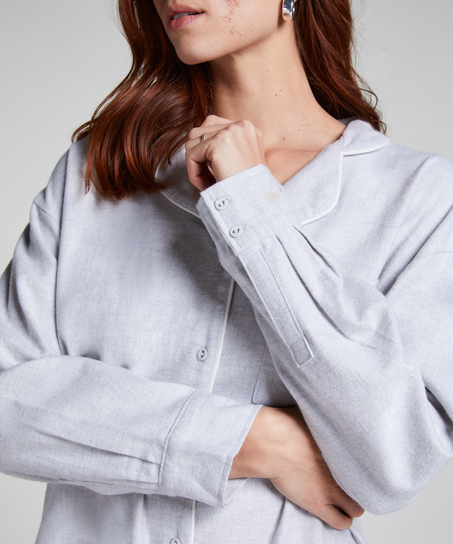 Camisón Flanel, Gris