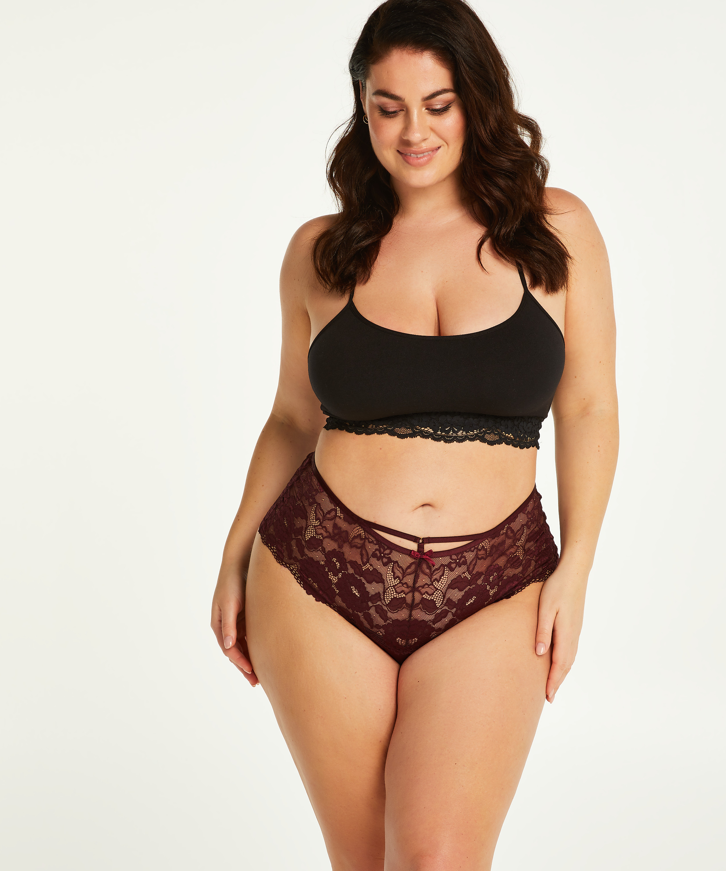 Tanga bóxer Jolie Curvy, Rojo, main