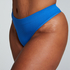 Tanga de tiro alto Dianne, Azul