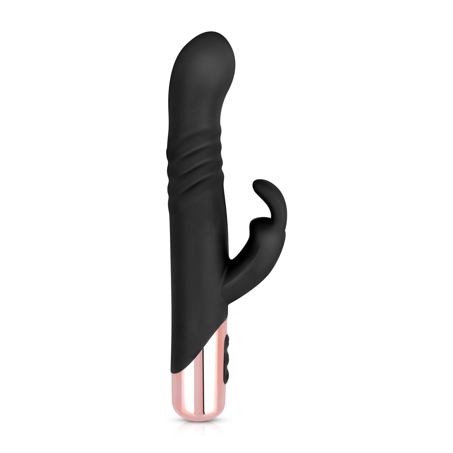 Vibrador Rabbit Rosy Gold, Negro