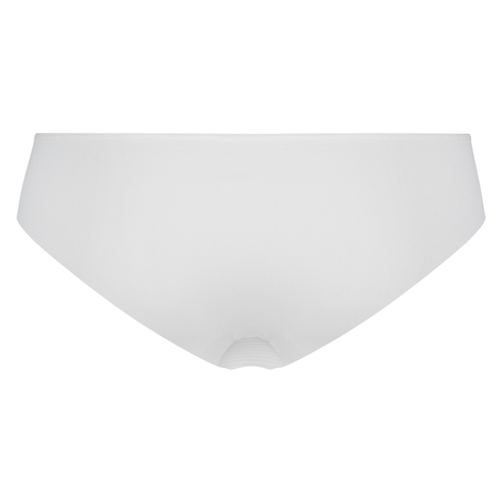 Brasileña Invisible Stripe mesh, Blanco