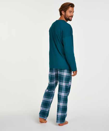 Conjunto de pijama para hombre, Azul