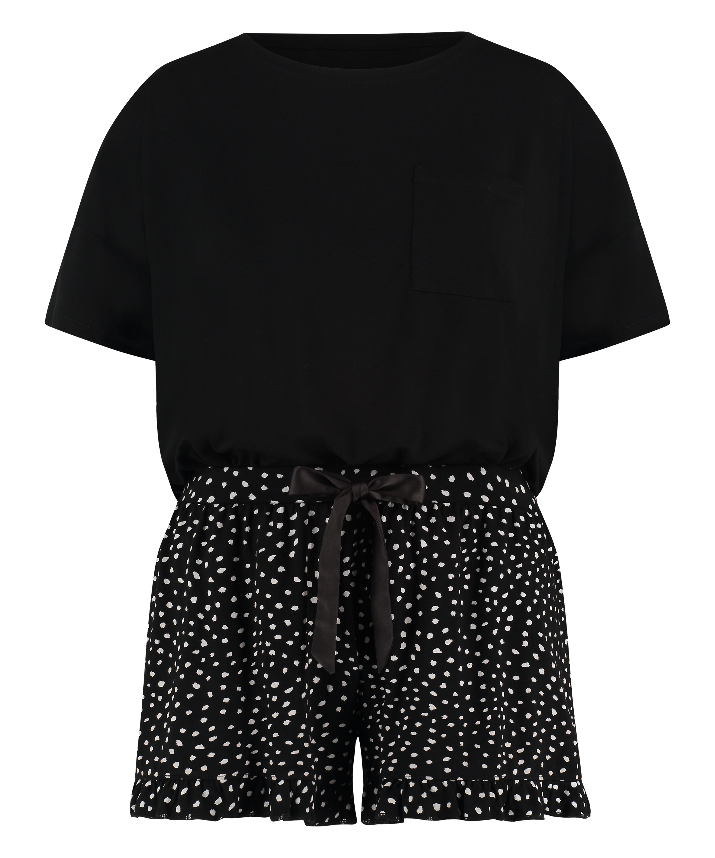 Conjunto de pijama, Negro, main