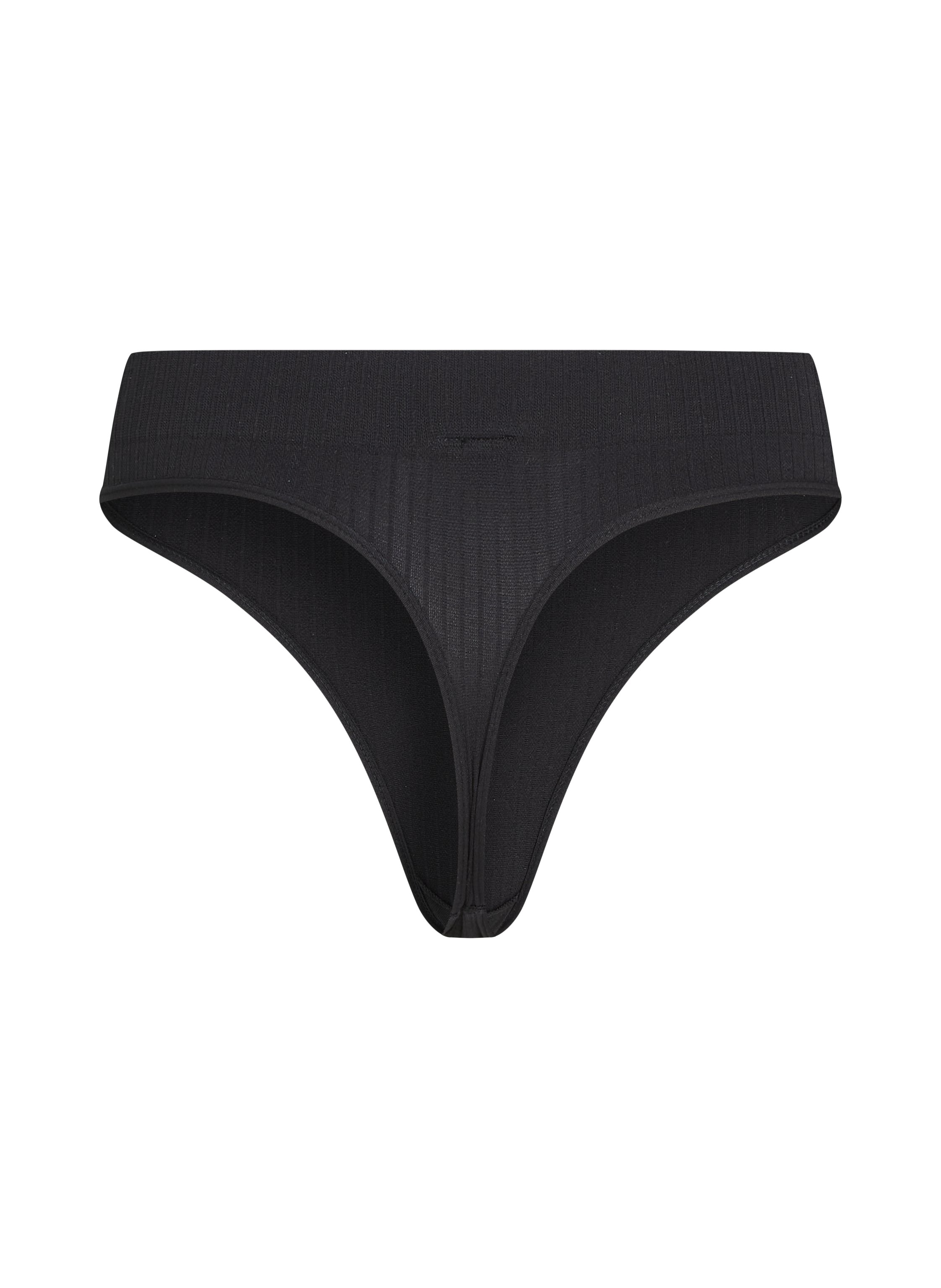 Tanga de tiro alto Dianne, Negro, main