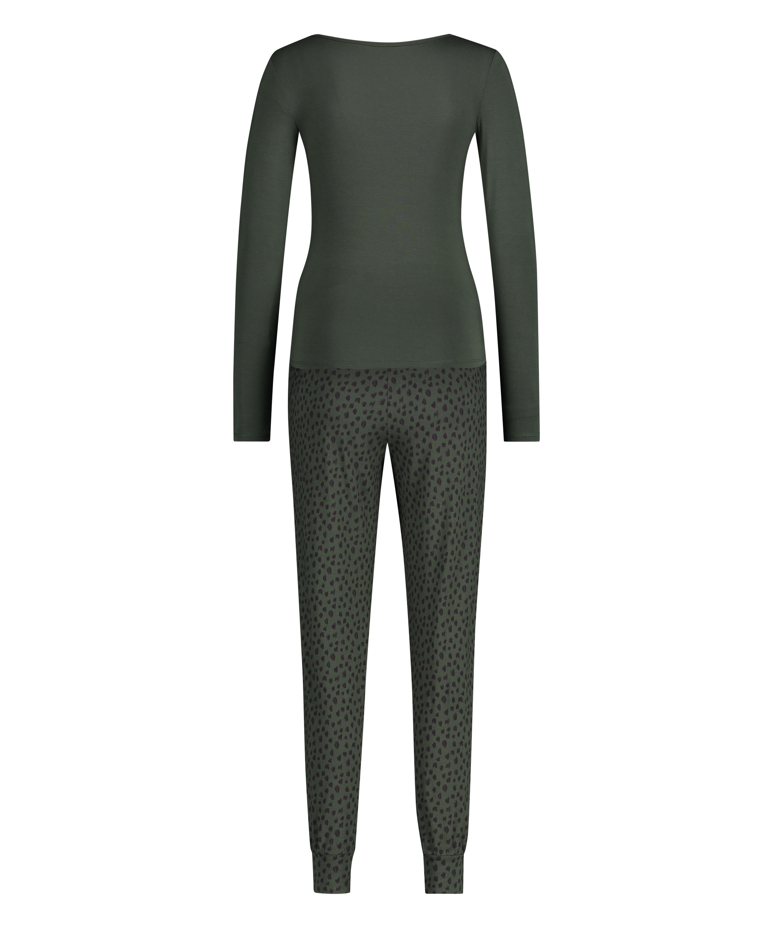 Conjunto de pijama Leopard, Verde, main