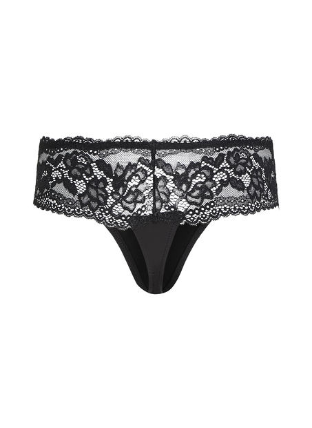 Paquete de 3 braguitas tipo bóxer Florecen, Negro