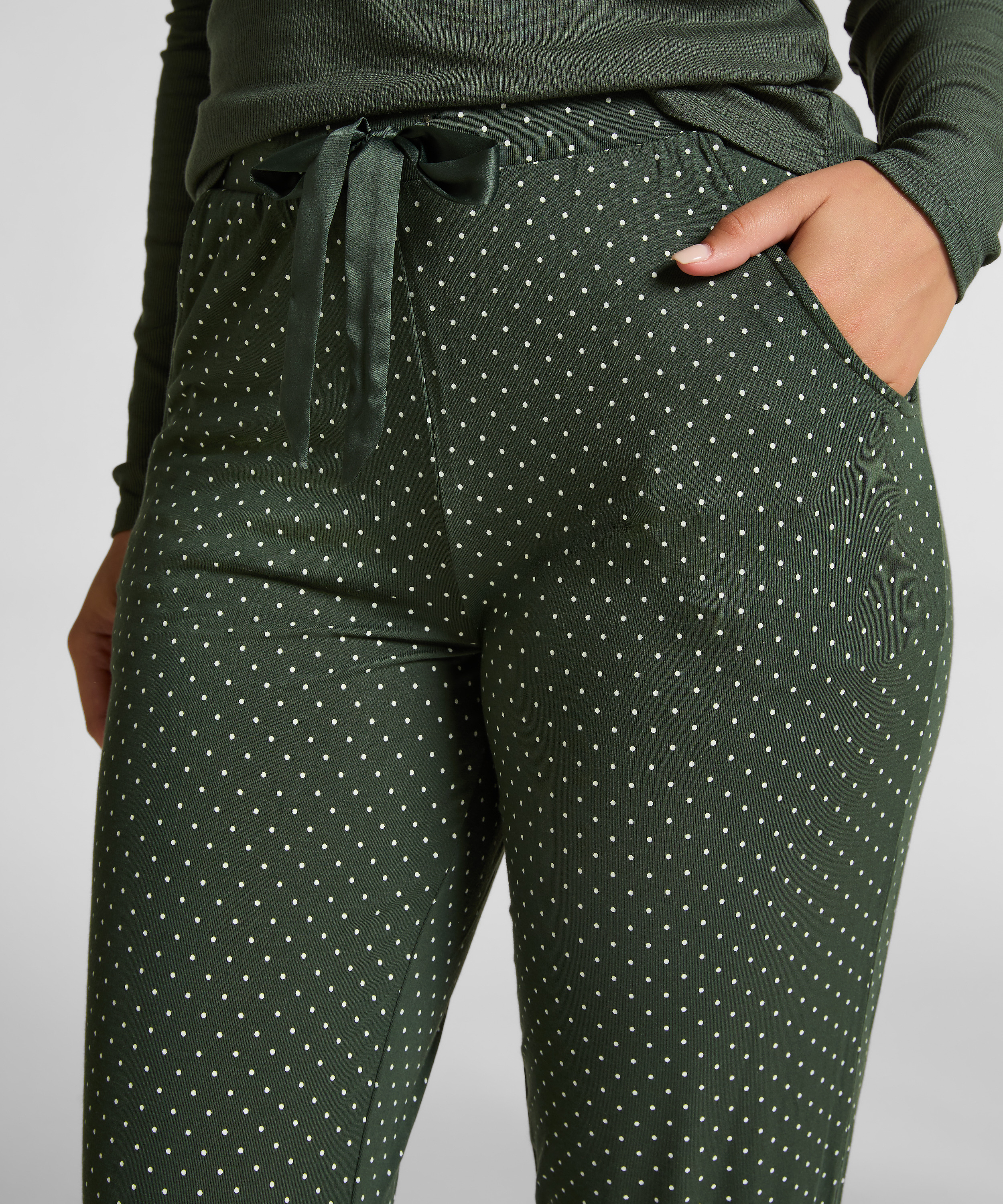Pantalón de pijama Jersey, Verde, main