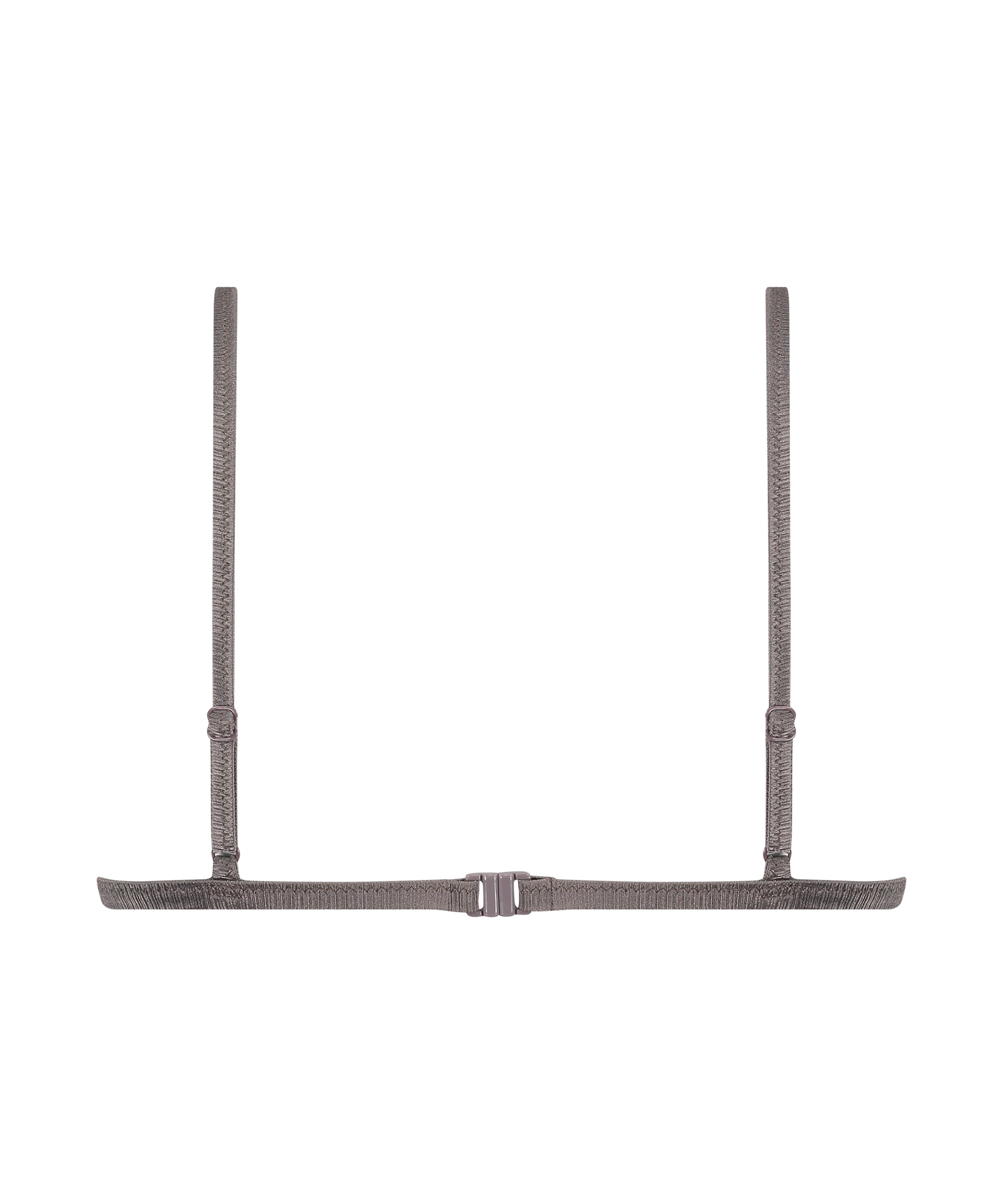 Top de bikini triangular Luna, Gris, main