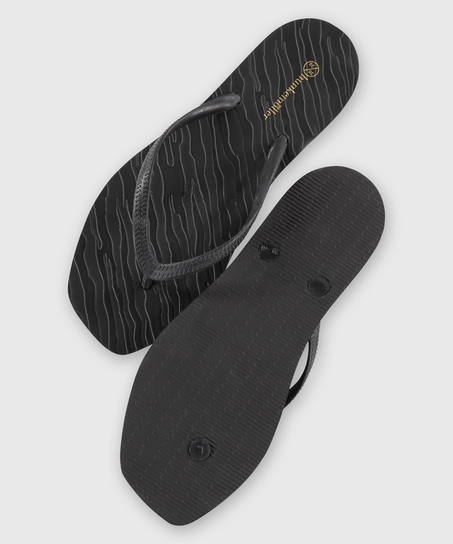 Chanclas Zebra, Negro