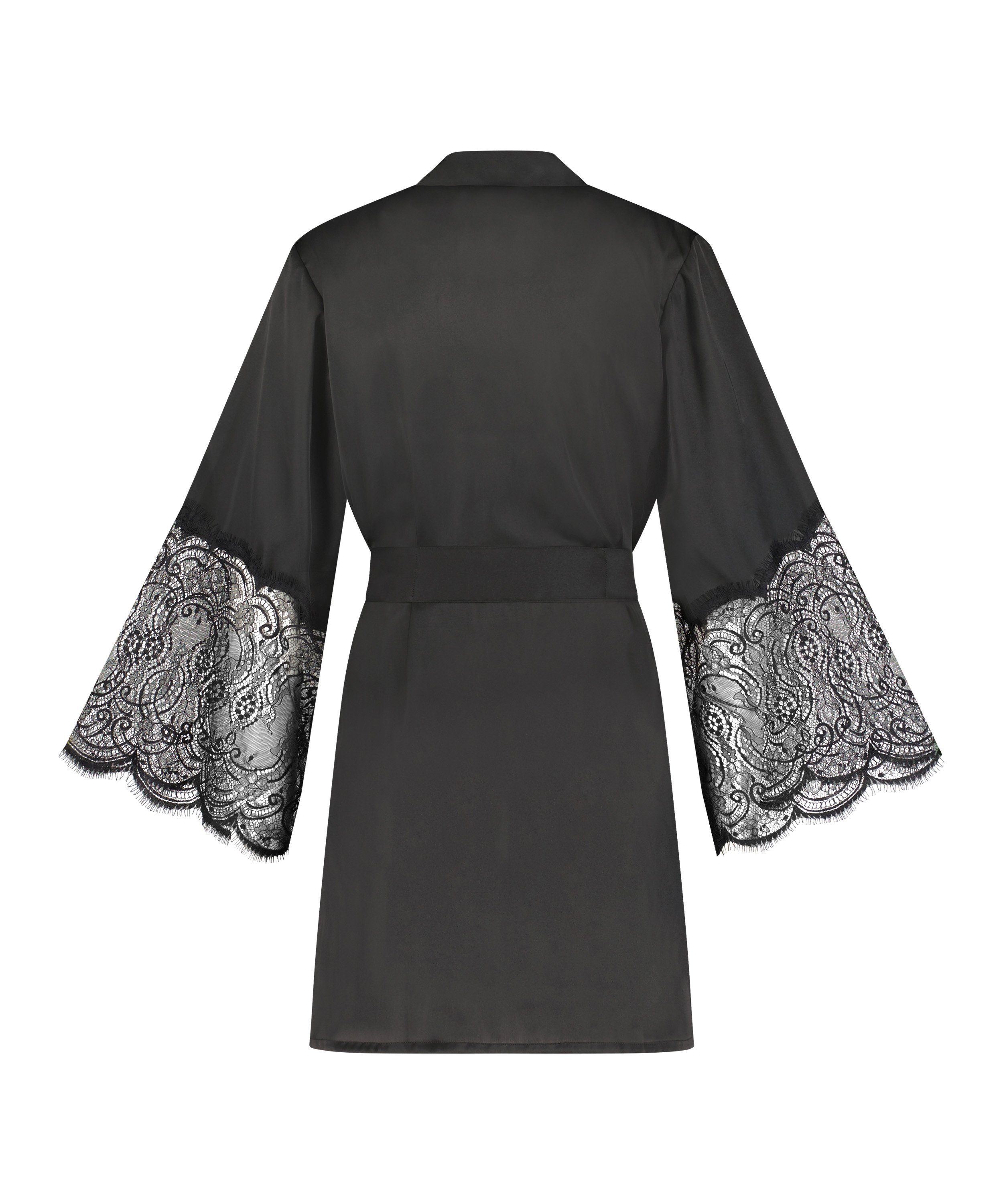 Kimono Satin, Negro, main