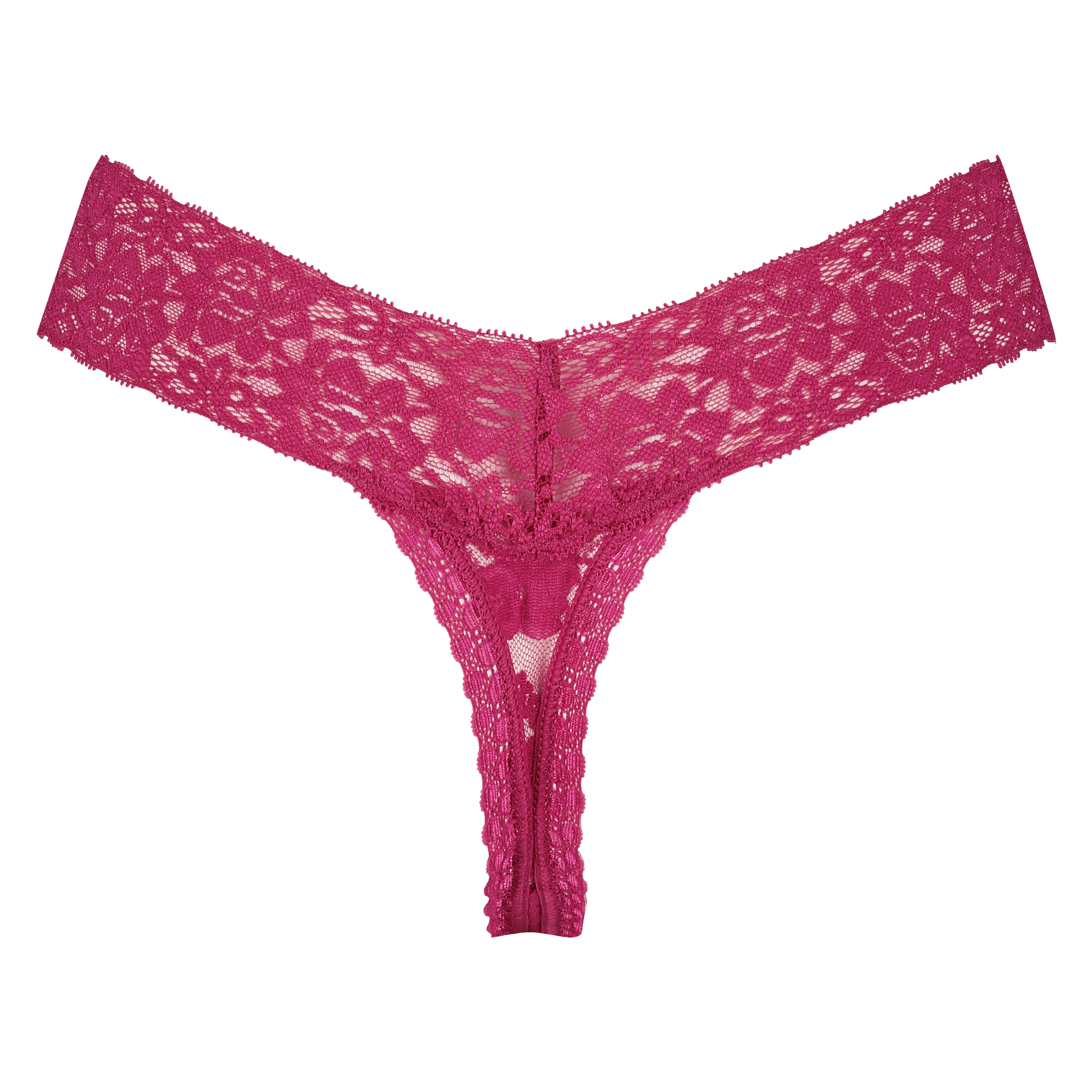 Tanga floral encaje, Rosa, main