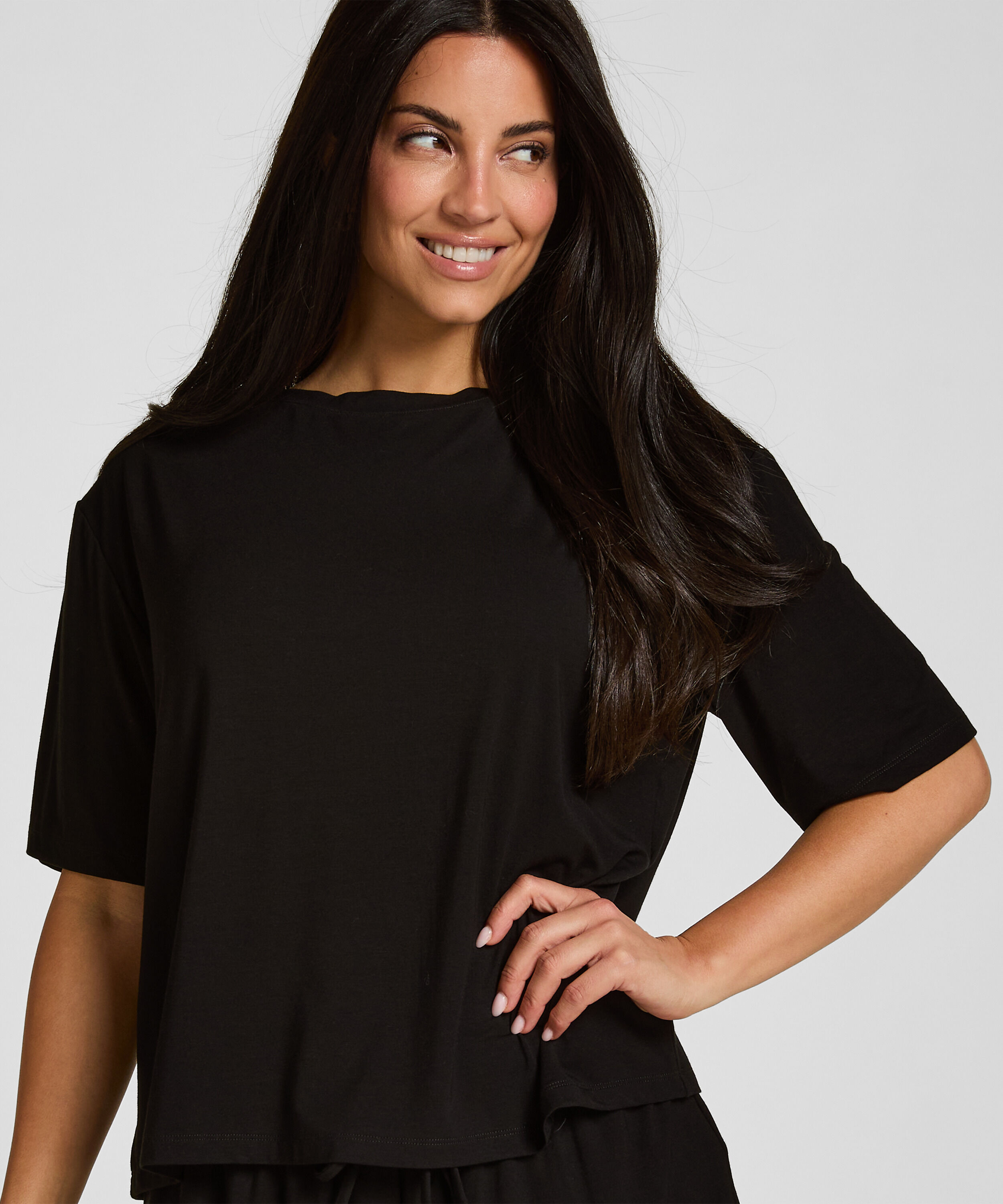 Top de Pijama Jersey Manga Corta