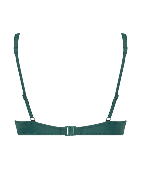 Top de bikini con aros preformado Luxe Copa E +, Verde