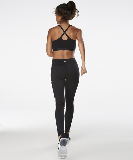 HKMX Sujetador deportivo The Pro Level 3, Negro