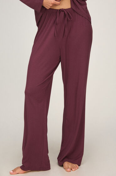 hunkemoller pantalon de jersey essential morado