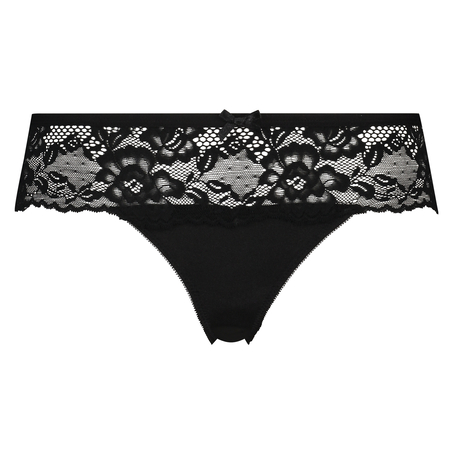 Tanga bóxer Bianca, Negro