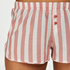 Shorts a rayas, Rojo