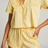 Conjunto de pijama Satin, Amarillo