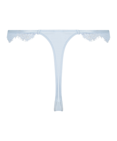 Tanga de cintura alta Violet, Azul