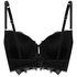 Sujetador longline de aros preformado Zoe, Negro