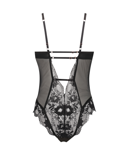 Bodi con aros Gabrielle, Negro