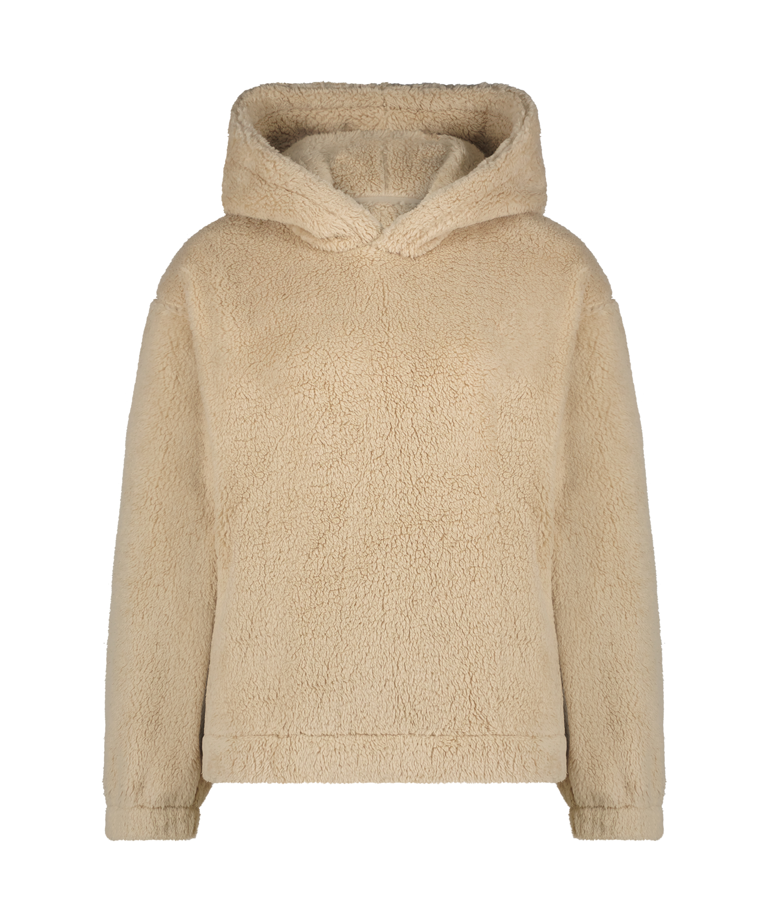 Sudadera con capucha Fleece Snuggle, Beige, main