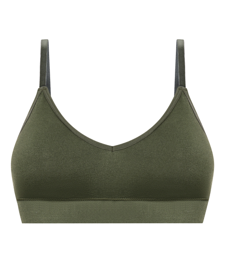 Bralette triangular Dide, Verde