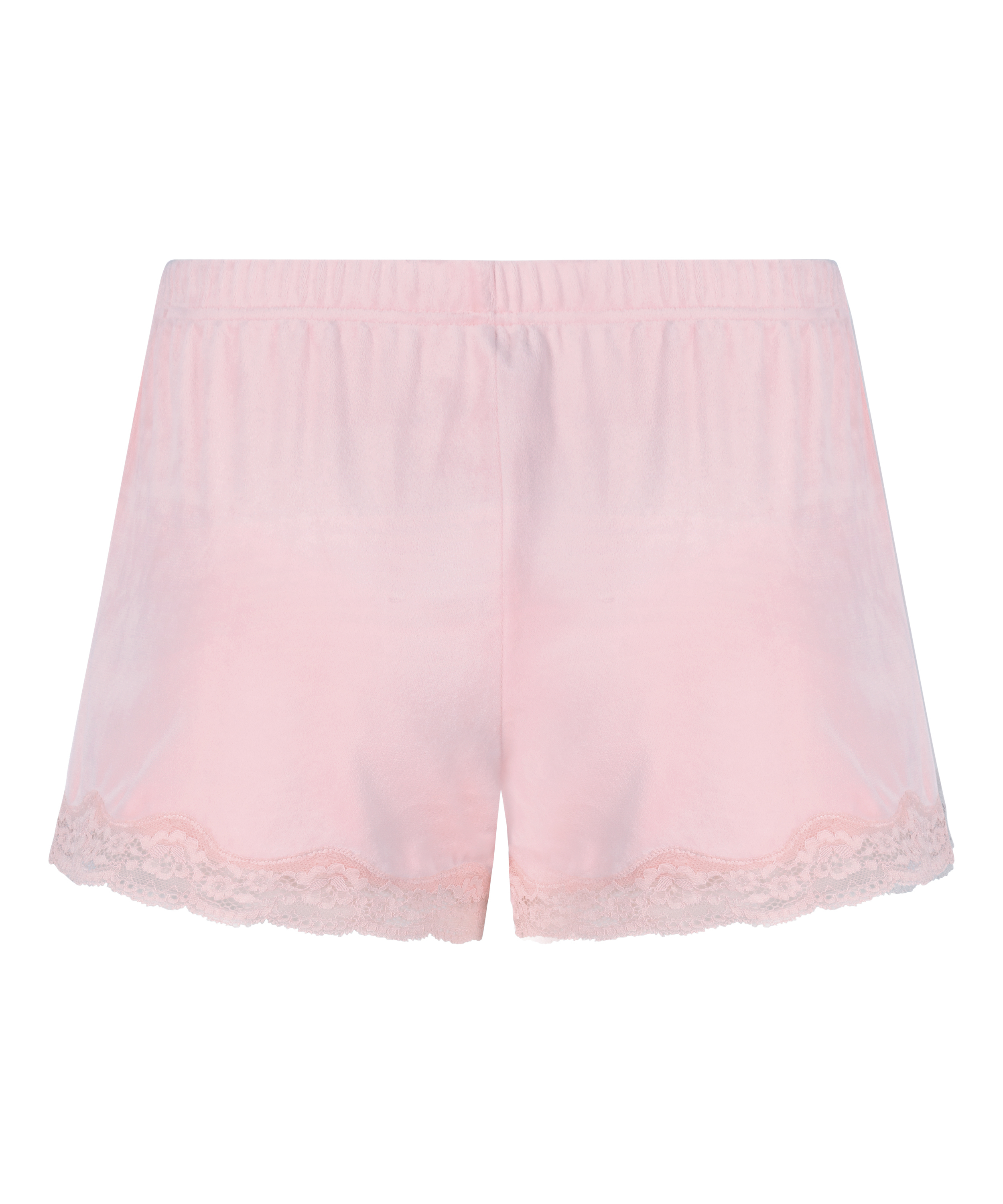 Short Velours Lace, Rosa, main