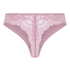 Invisible Tanga Lace Back, Rosa