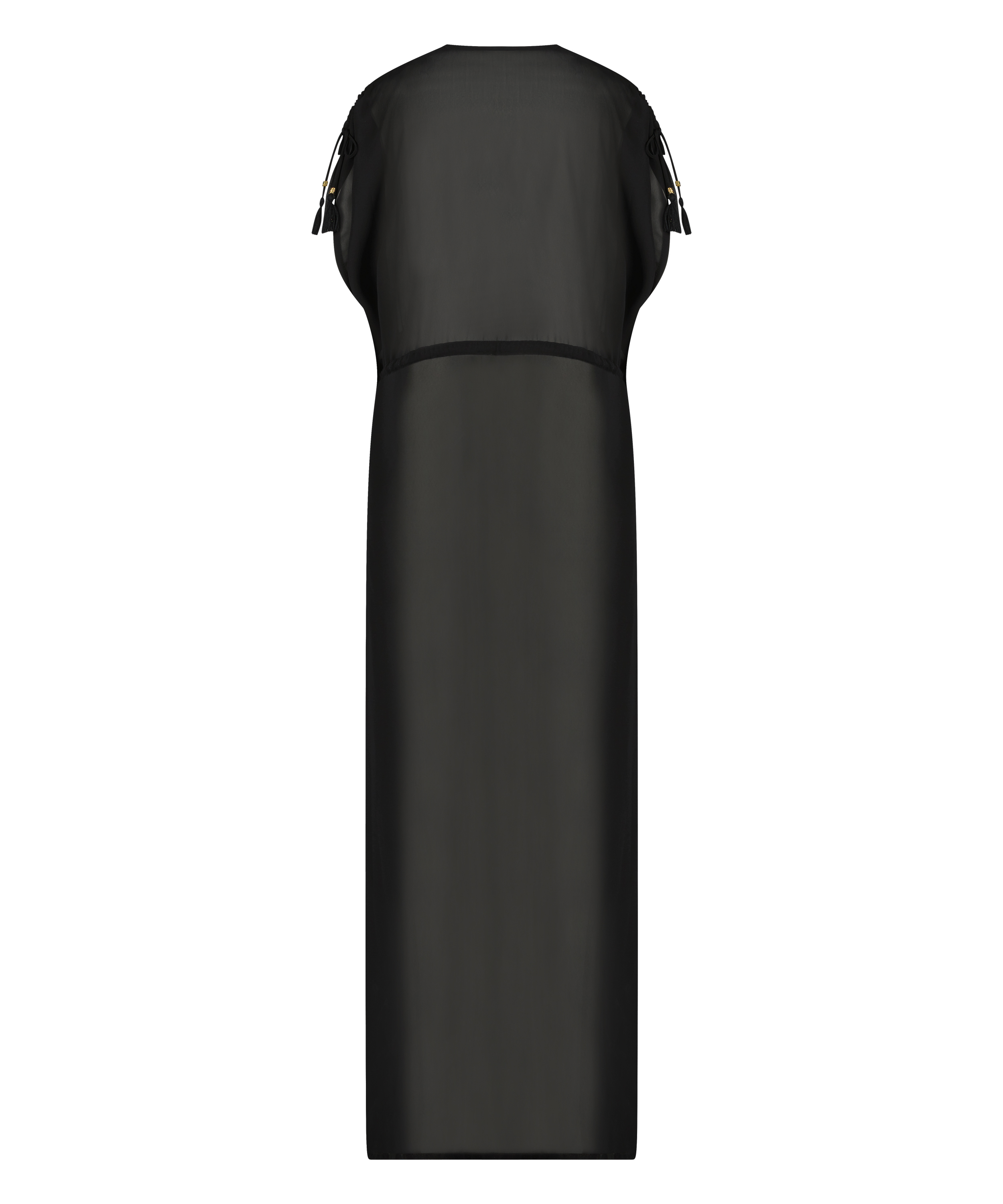 Kimono transparente, Negro, main