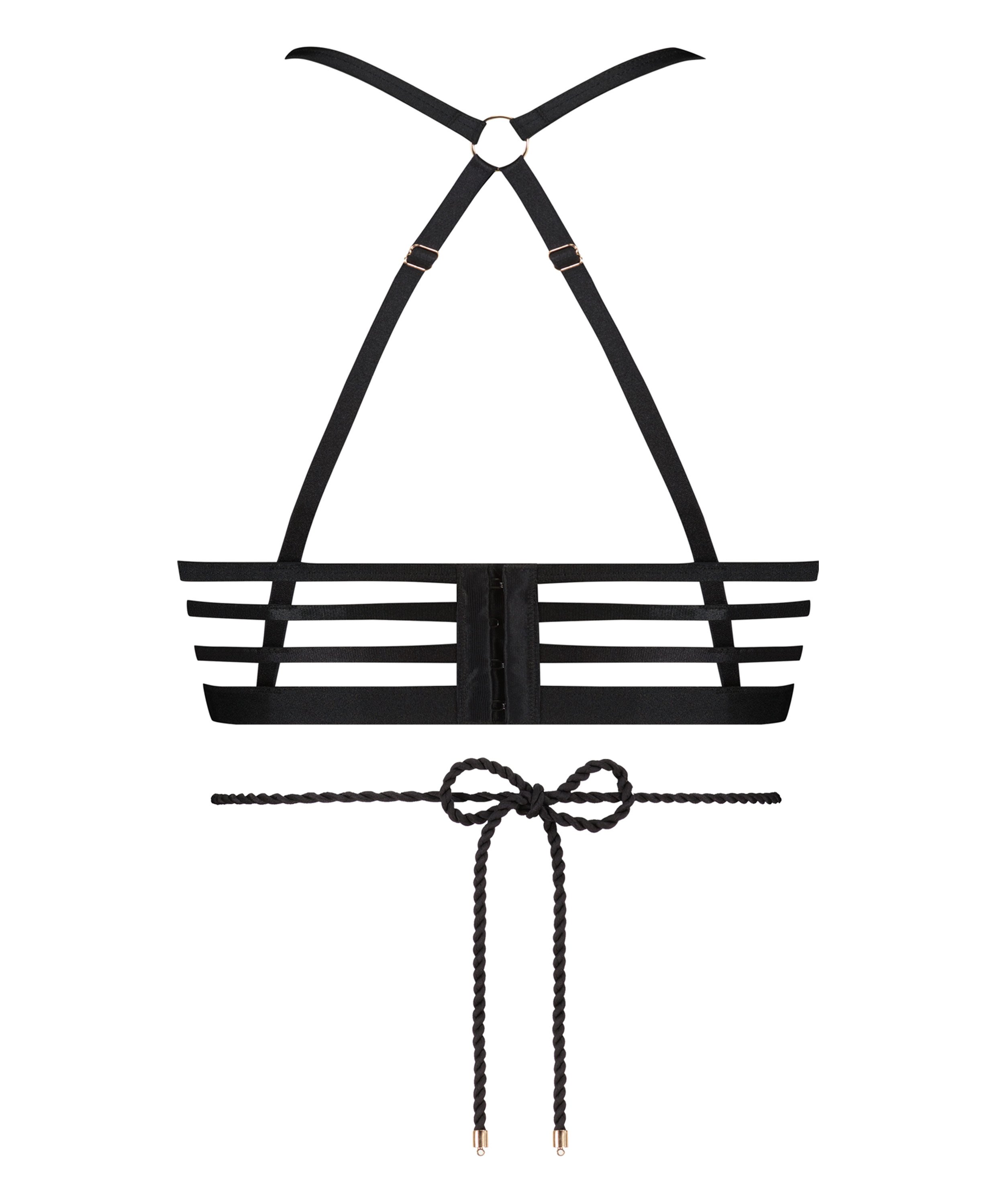 Sujetador con aros y relleno Bellini, Negro, main