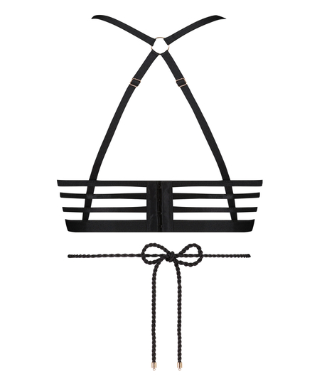 Sujetador con aros y relleno Bellini, Negro